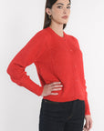 GILET-DAYANA-ROUGE GILET KOOKAI Mode Kookai