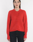 GILET-DAYANA-ROUGE GILET KOOKAI Mode Kookai