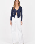 Gilet G4726 remy cardigan Navy GILET KOOKAI Mode Kookai