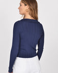 Gilet G4726 remy cardigan Navy GILET KOOKAI Mode Kookai