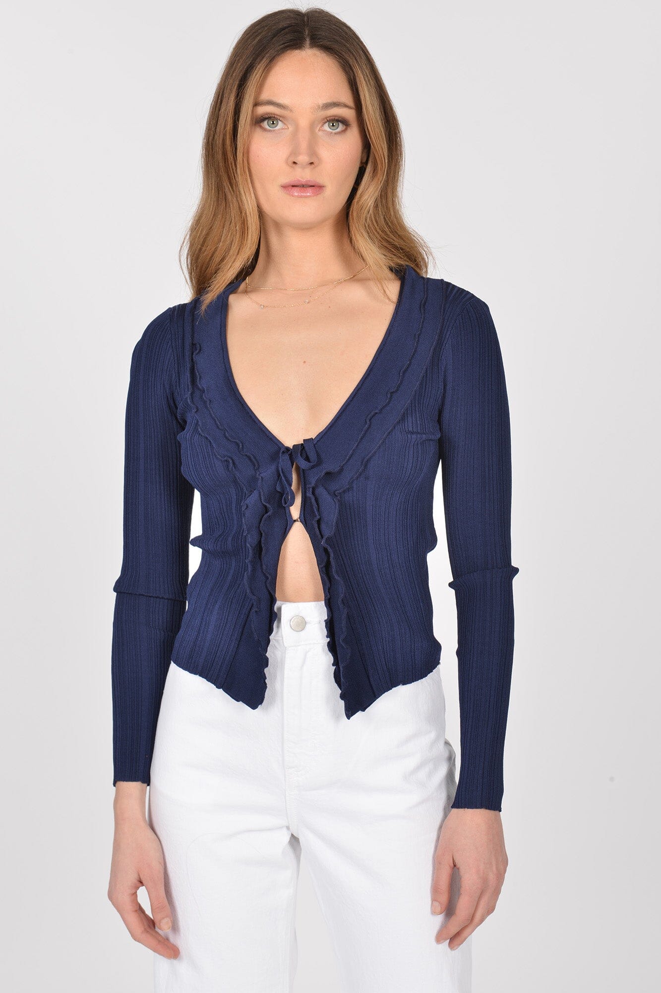 Gilet G4726 remy cardigan Navy GILET KOOKAI Mode Kookai