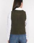 GILET JOANA KAKI GILET KOOKAI Mode Kookai