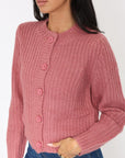 GILET LANA VIEUX ROSE GILET KOOKAI Mode Kookai