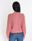 GILET LANA VIEUX ROSE GILET KOOKAI Mode Kookai