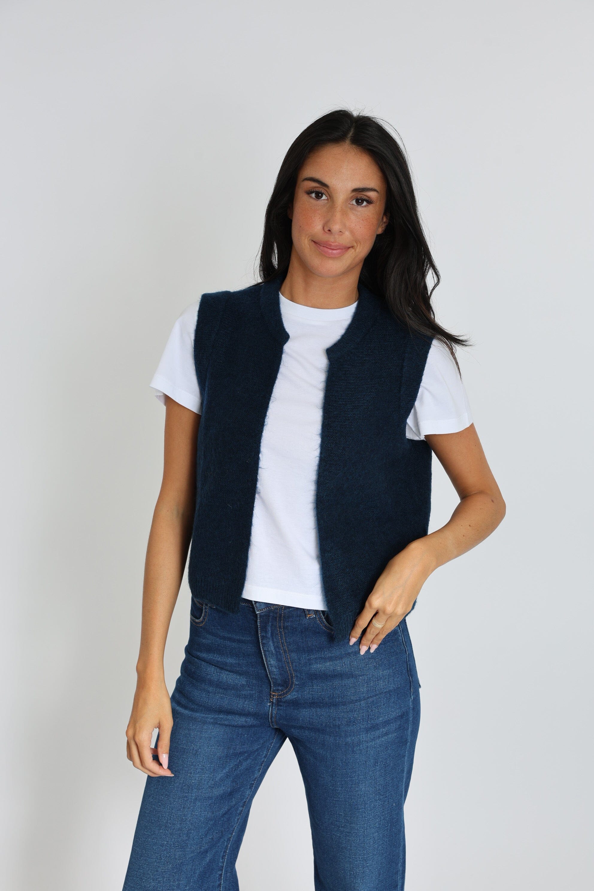 GILET LAURENCE NAVY GILET KOOKAI Mode Kookai