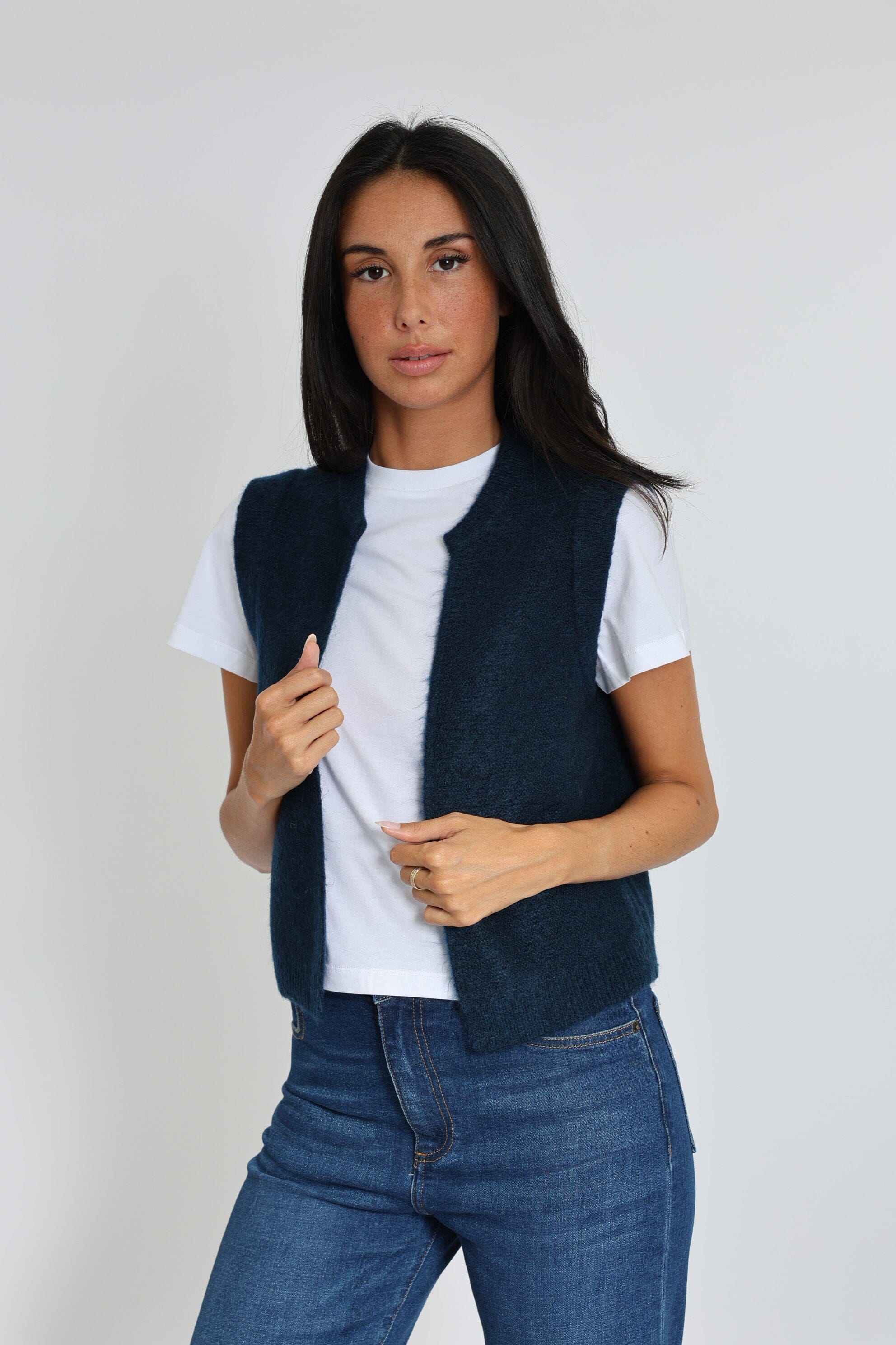GILET LAURENCE NAVY GILET KOOKAI Mode Kookai