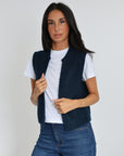 GILET LAURENCE NAVY GILET KOOKAI Mode Kookai