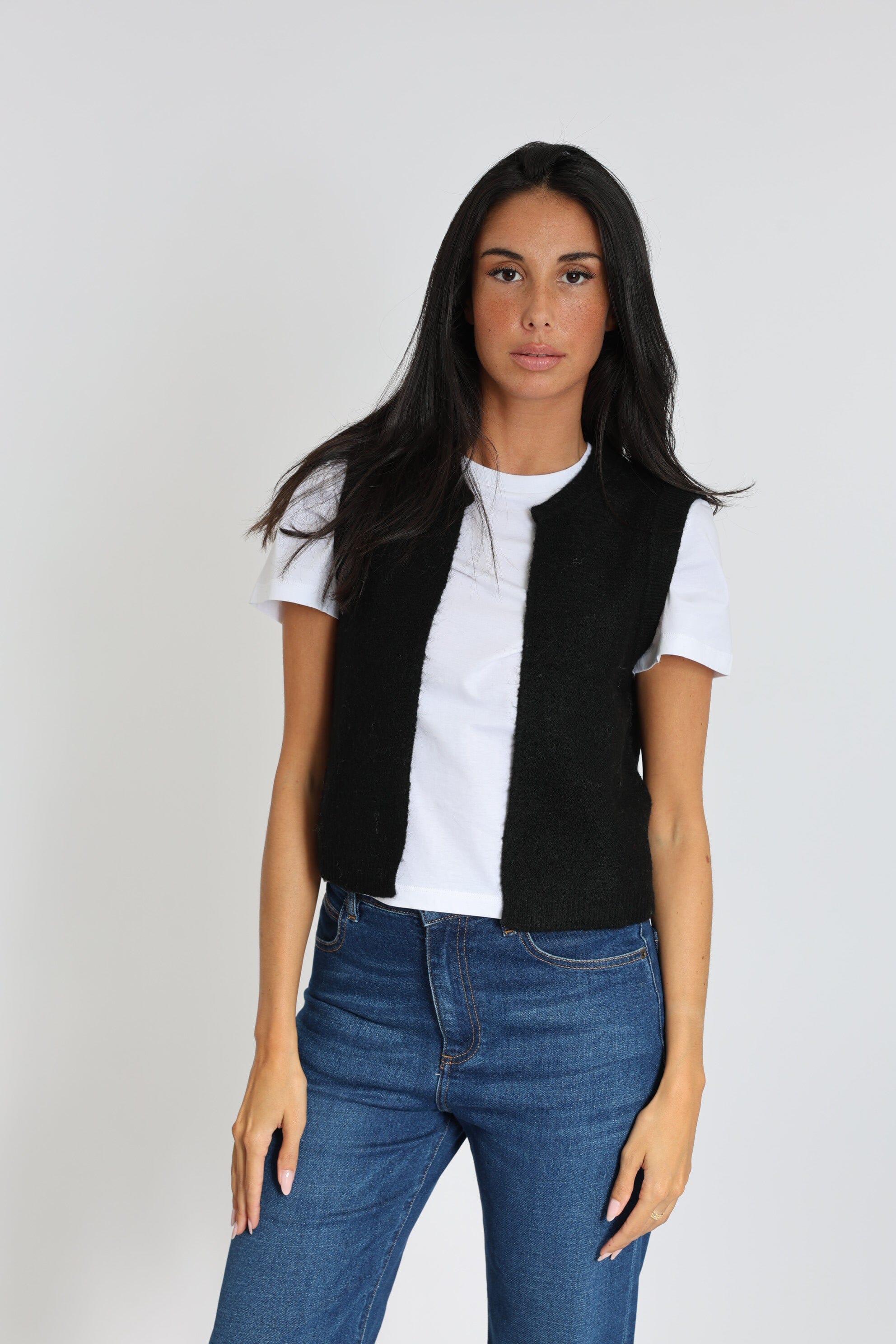 GILET LAURENCE NOIR GILET KOOKAI Mode Kookai