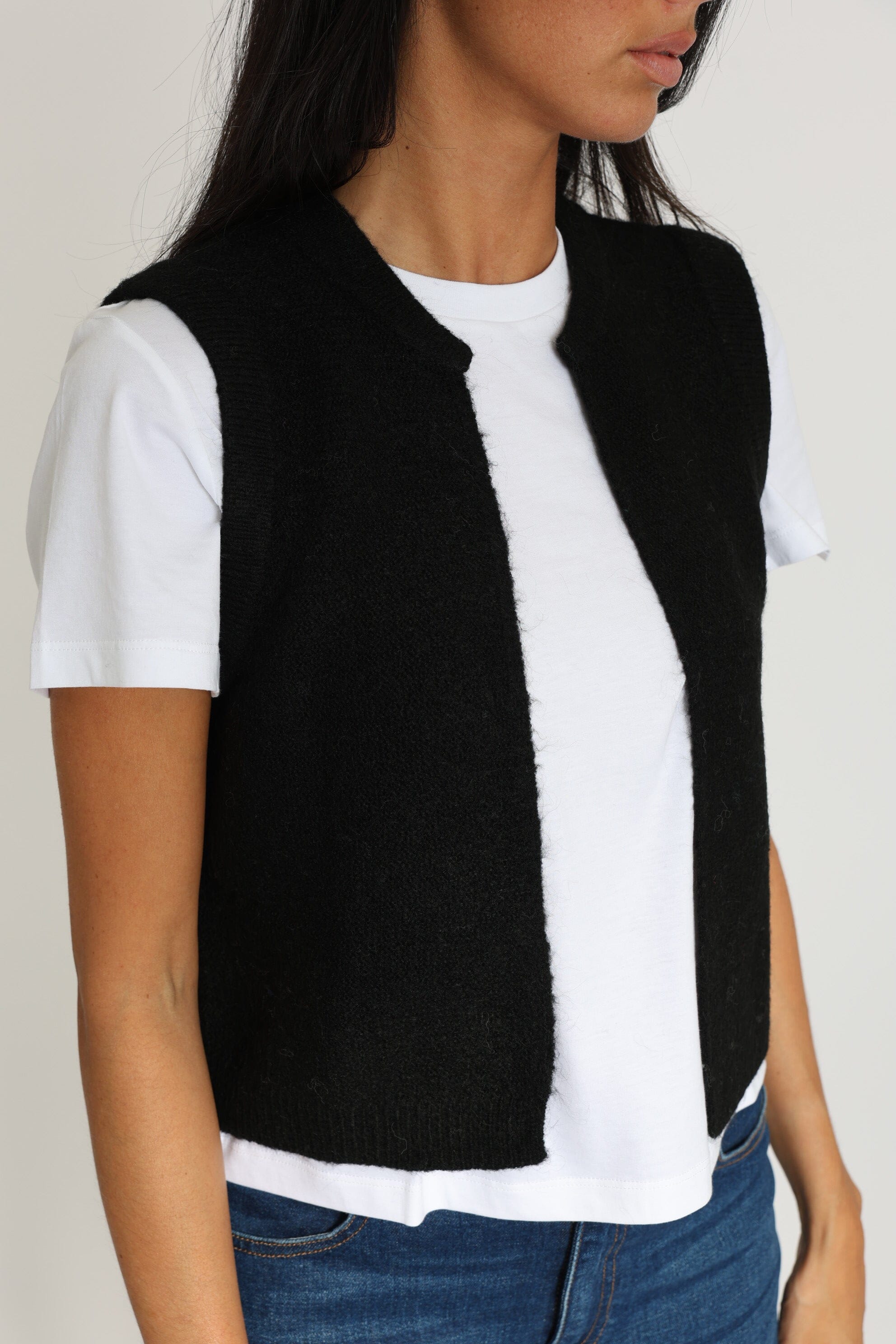GILET LAURENCE NOIR GILET KOOKAI Mode Kookai