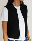 GILET LAURENCE NOIR GILET KOOKAI Mode Kookai