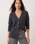 GILET LONG - DELPHINE - ANTHRACITE GILET NEW KOOKAI Mode Kookai