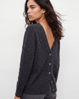 GILET LONG - DELPHINE - ANTHRACITE GILET NEW KOOKAI Mode Kookai