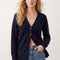 GILET LONG - DELPHINE - MARINE GILET NEW KOOKAI Mode Kookai