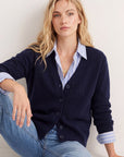 GILET LONG - DELPHINE - MARINE GILET NEW KOOKAI Mode Kookai