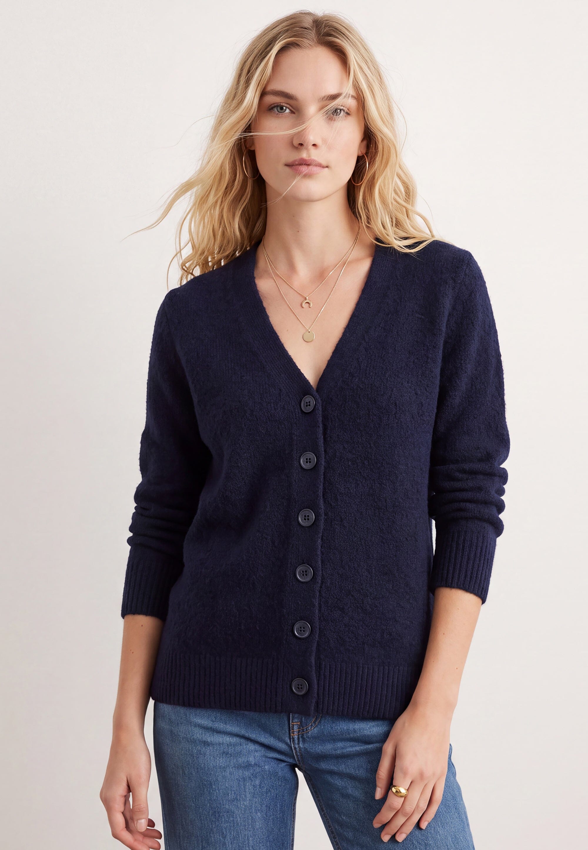 GILET LONG - DELPHINE - MARINE GILET NEW KOOKAI Mode Kookai