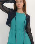 GILET MANCHES LONGUES - ALICIA - NAVY GILET KOOKAI Mode Kookai