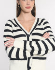 GILET MARIN ECRU/MARINE GILET KOOKAI Mode Kookai