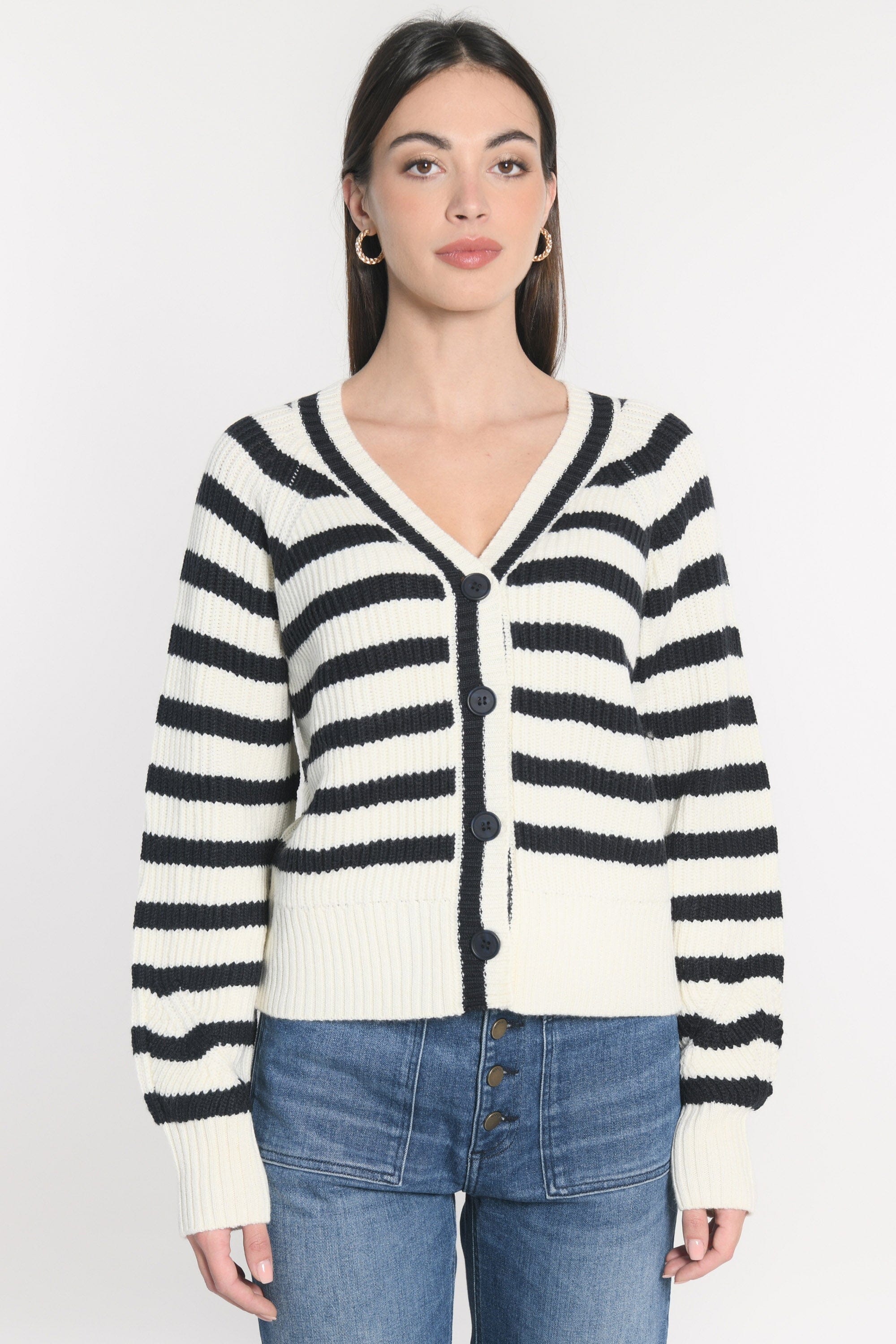 GILET MARIN ECRU/MARINE GILET KOOKAI Mode Kookai