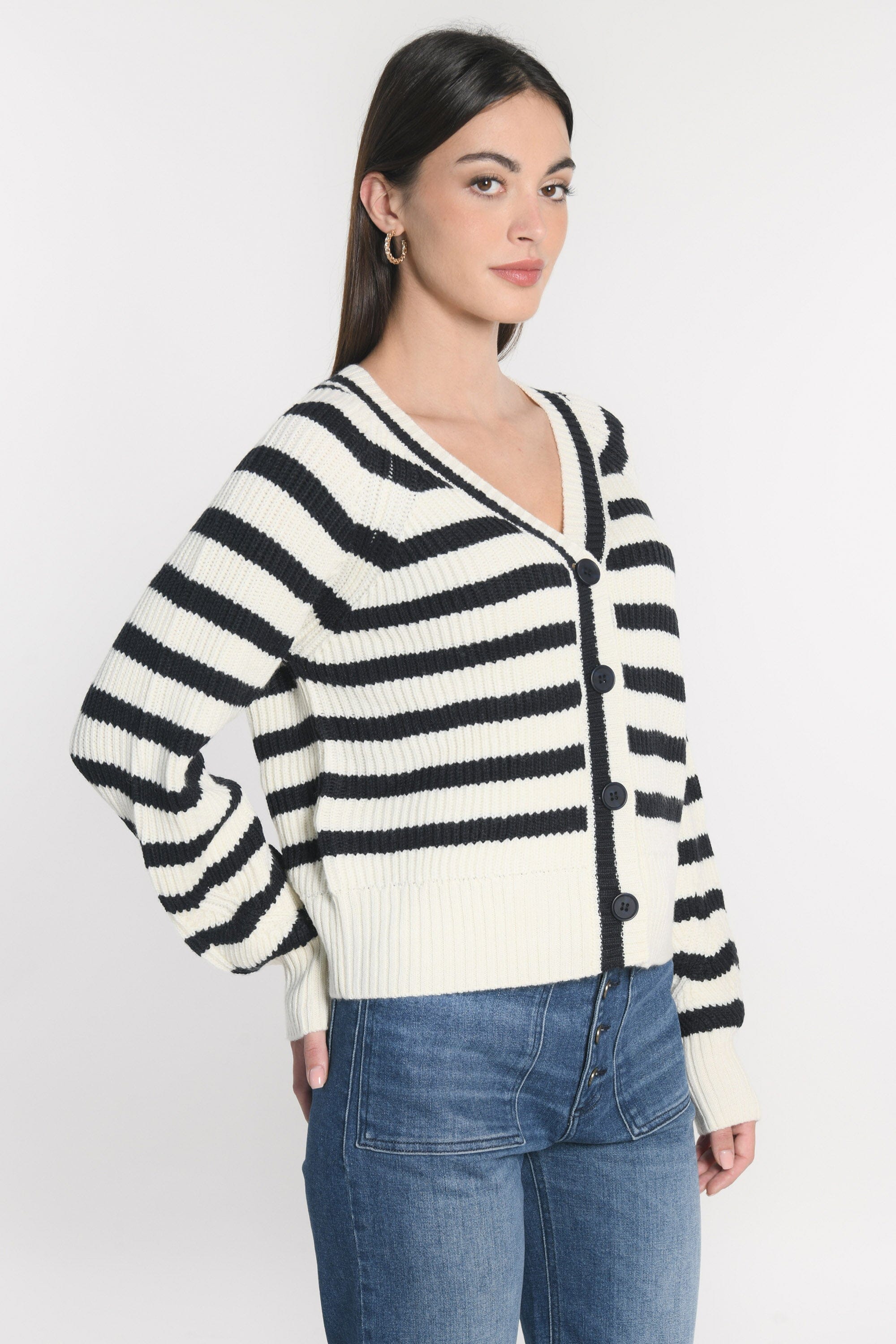 GILET MARIN ECRU/MARINE GILET KOOKAI Mode Kookai