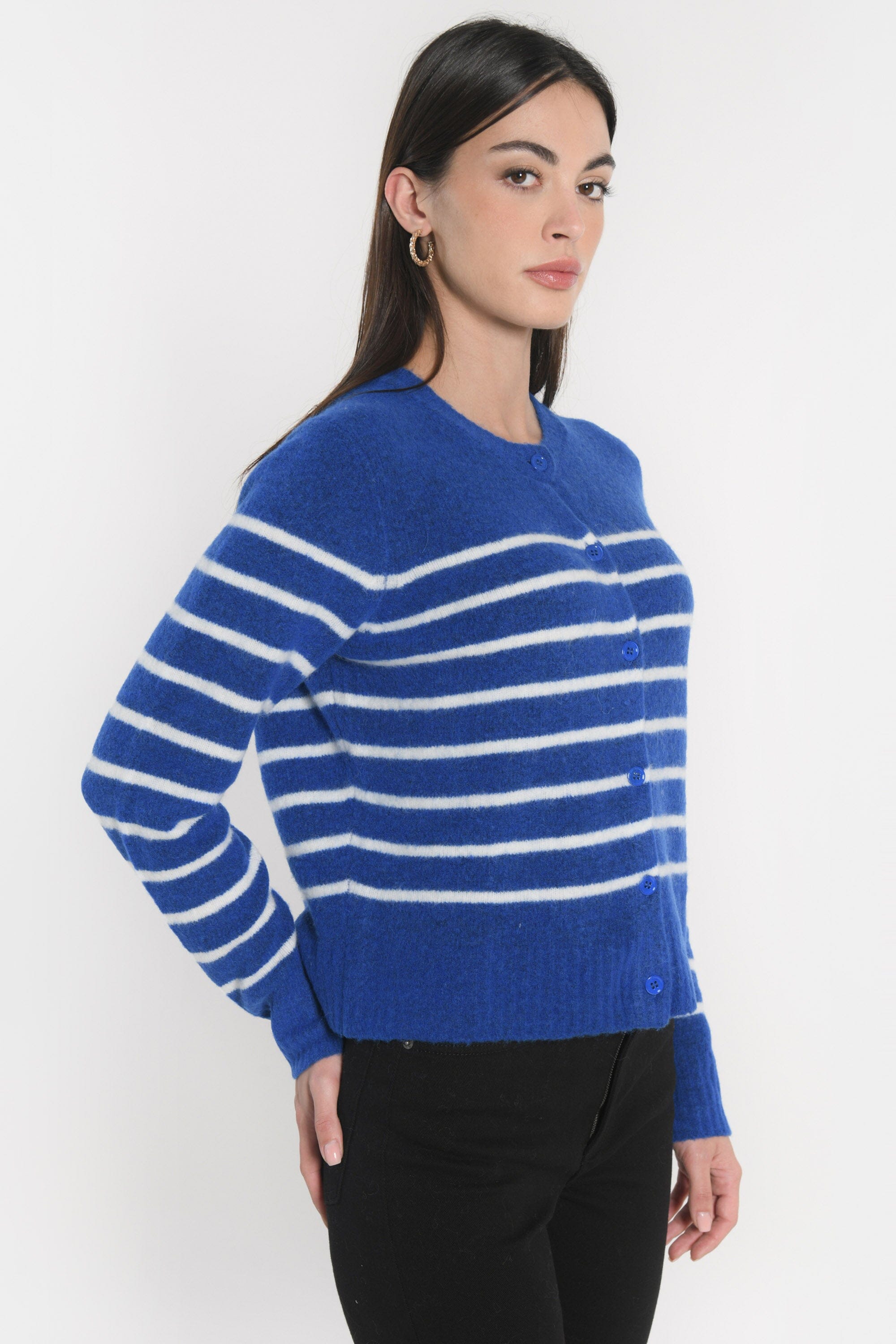 GILET MARINIÈRE CONNIE COBALT/ECRU GILET KOOKAI Mode Kookai
