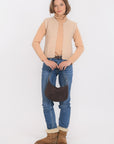 GILET SANS MANCHE - BAMBI - CAMEL GILET NEW KOOKAI Mode Kookai