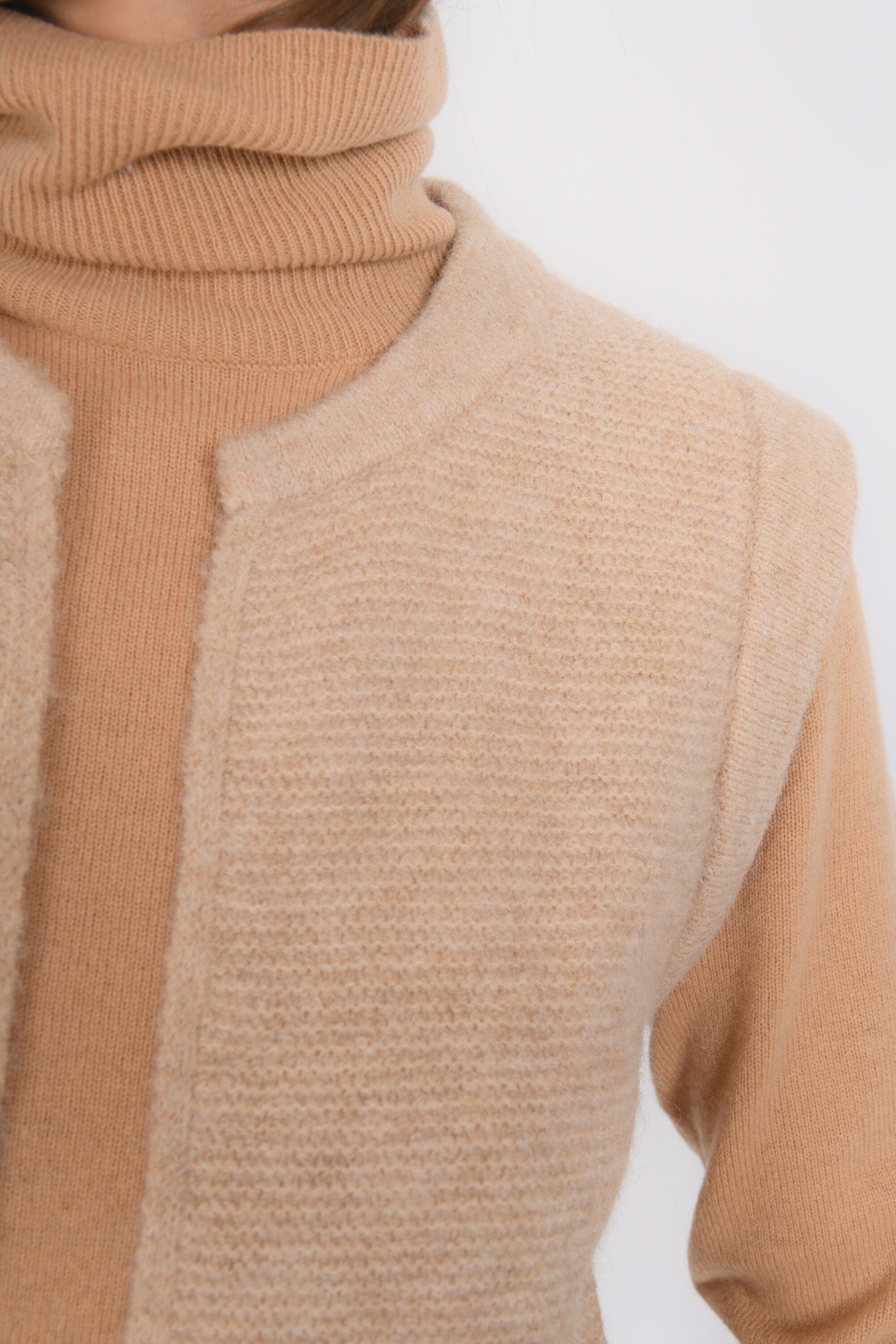 GILET SANS MANCHE - BAMBI - CAMEL GILET NEW KOOKAI Mode Kookai