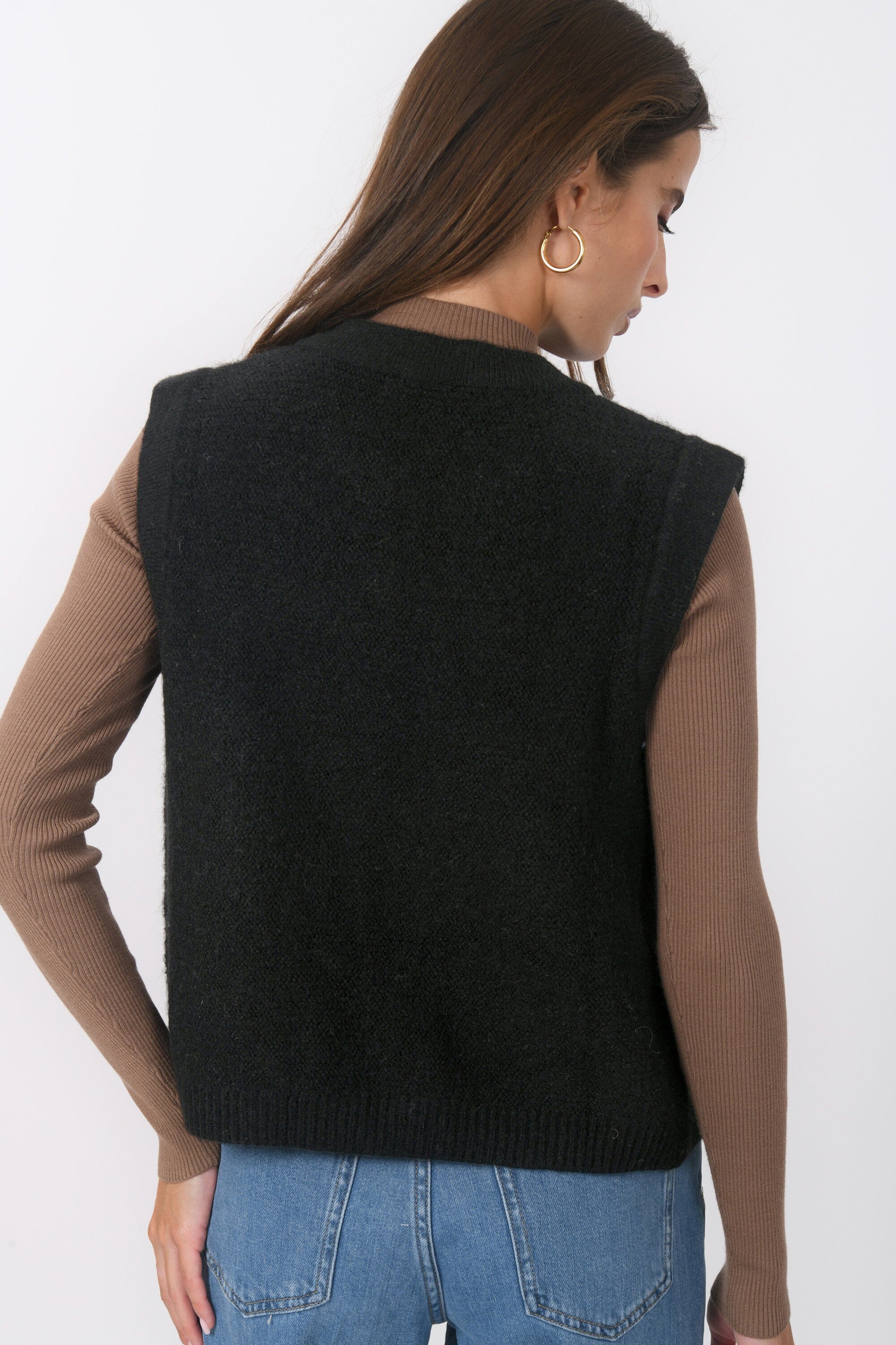 GILET SANS MANCHE - BAMBI - NOIR GILET NEW KOOKAI Mode Kookai