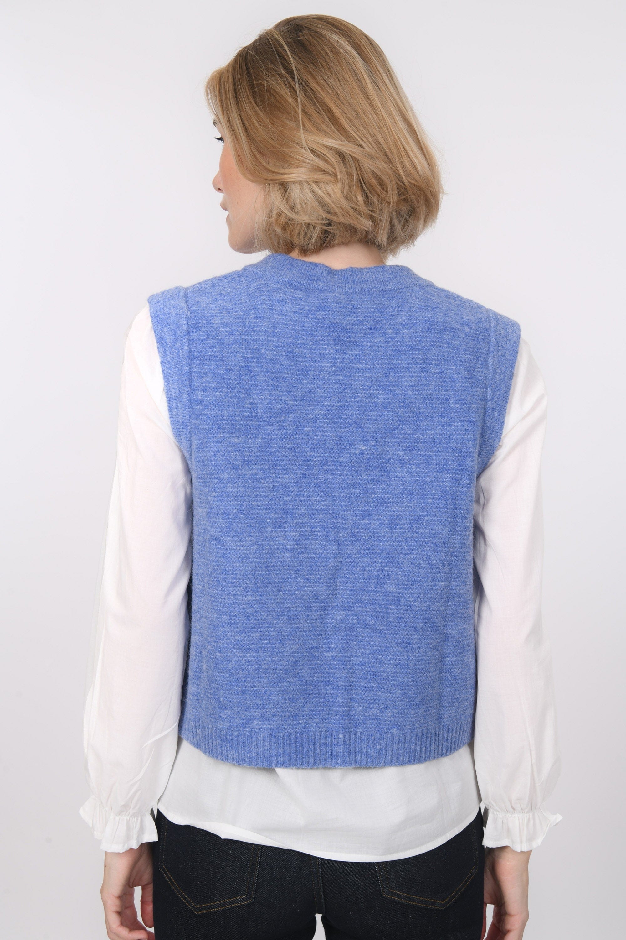 GILET SANS MANCHE - BAMBI - PERVENCHE GILET NEW KOOKAI Mode Kookai