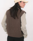 GILET SANS MANCHE - BASTIA - CHOCOLAT GILET NEW KOOKAI Mode Kookai
