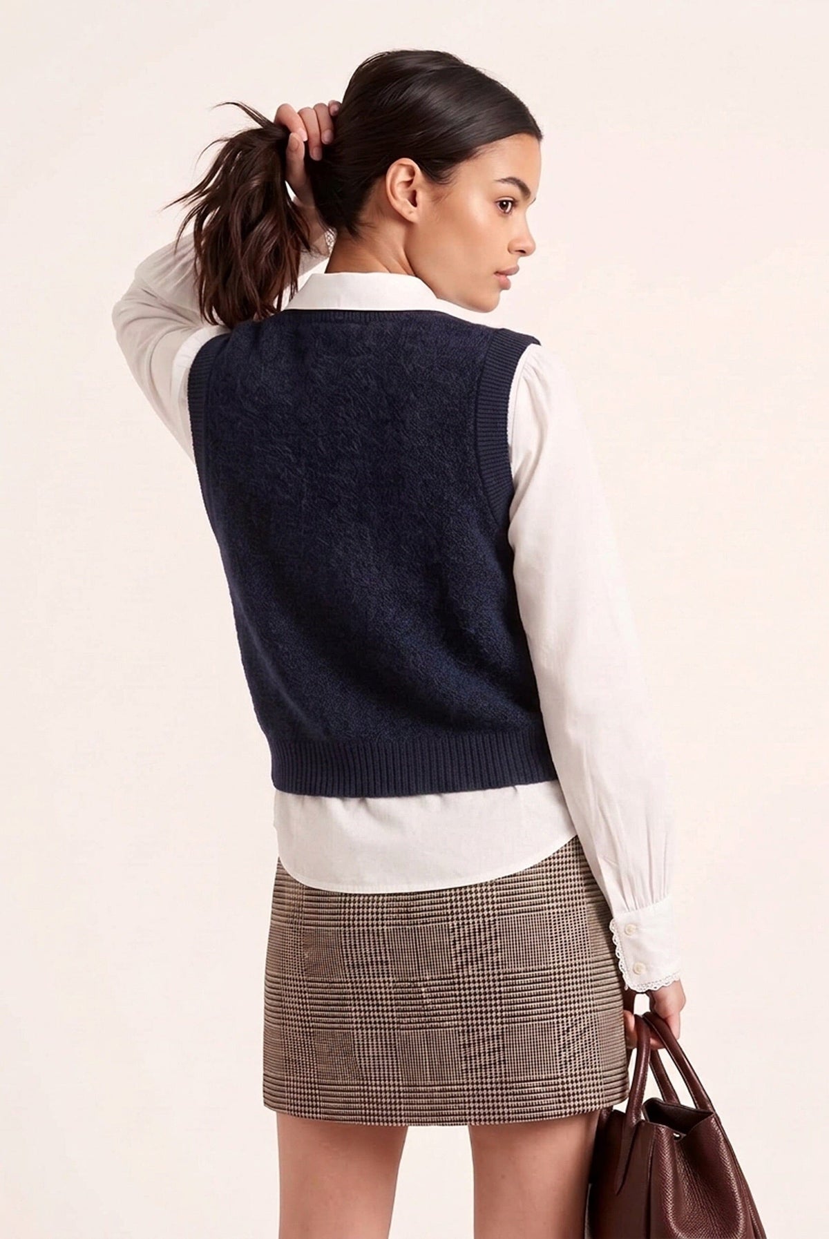 GILET SANS MANCHE - DAGNY - MARINE GILET NEW KOOKAI Mode Kookai
