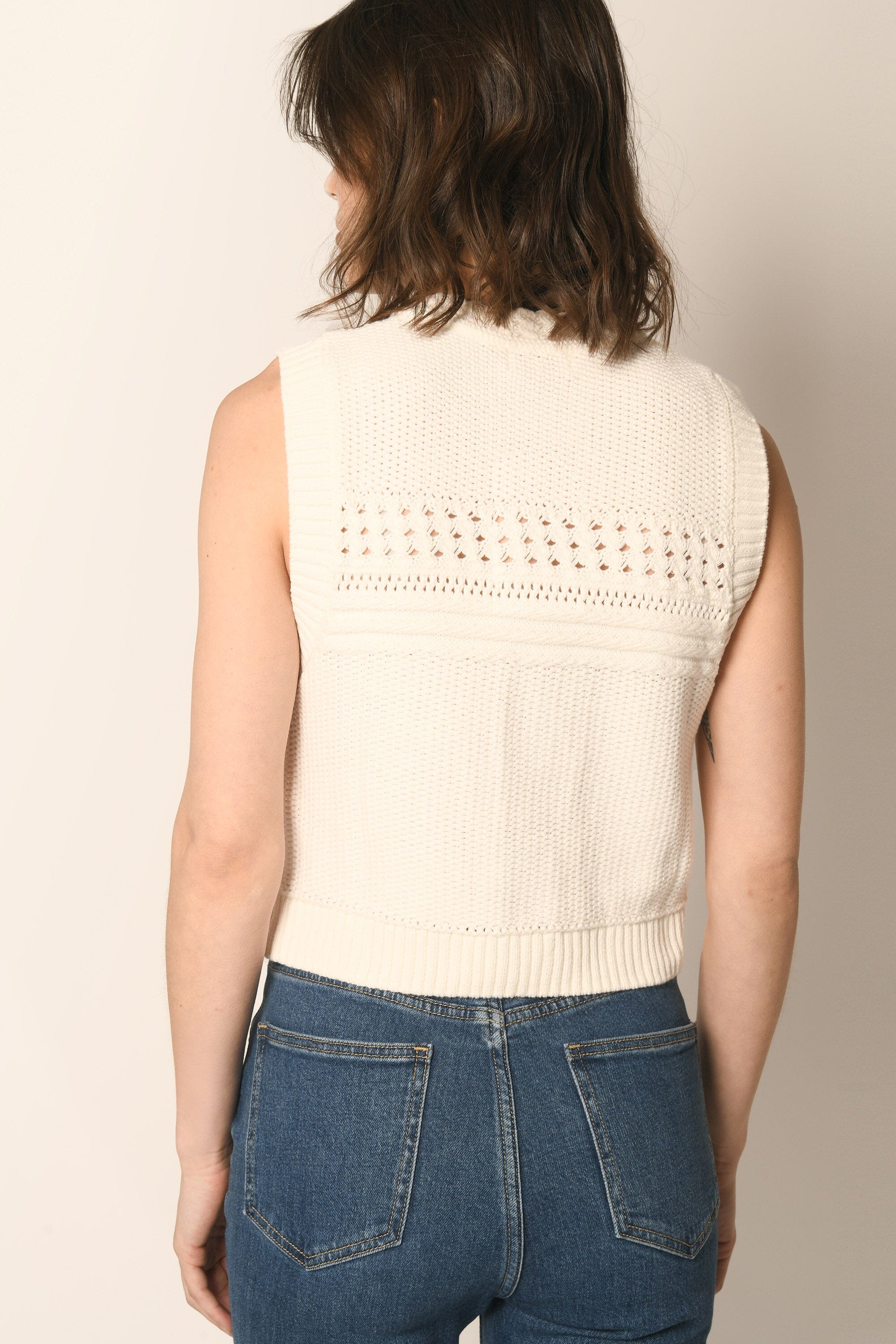 GILET SM - BLANC - ALVIN GILET KOOKAI Mode Kookai