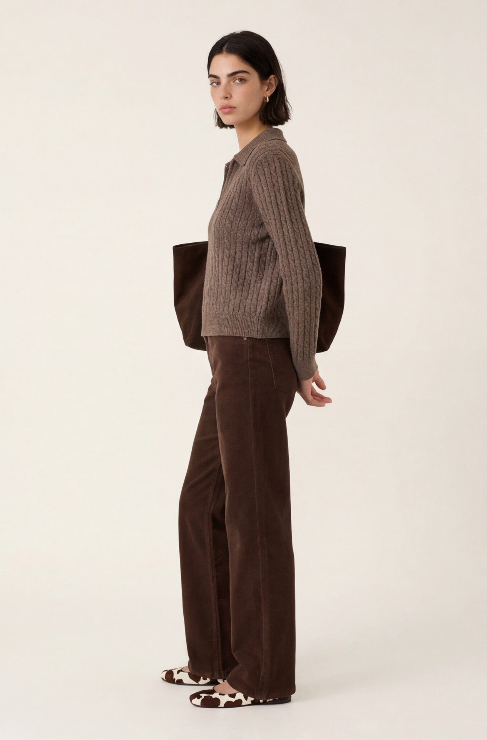 GILET TORSADE - DARI - TAUPE GILET NEW KOOKAI Mode Kookai