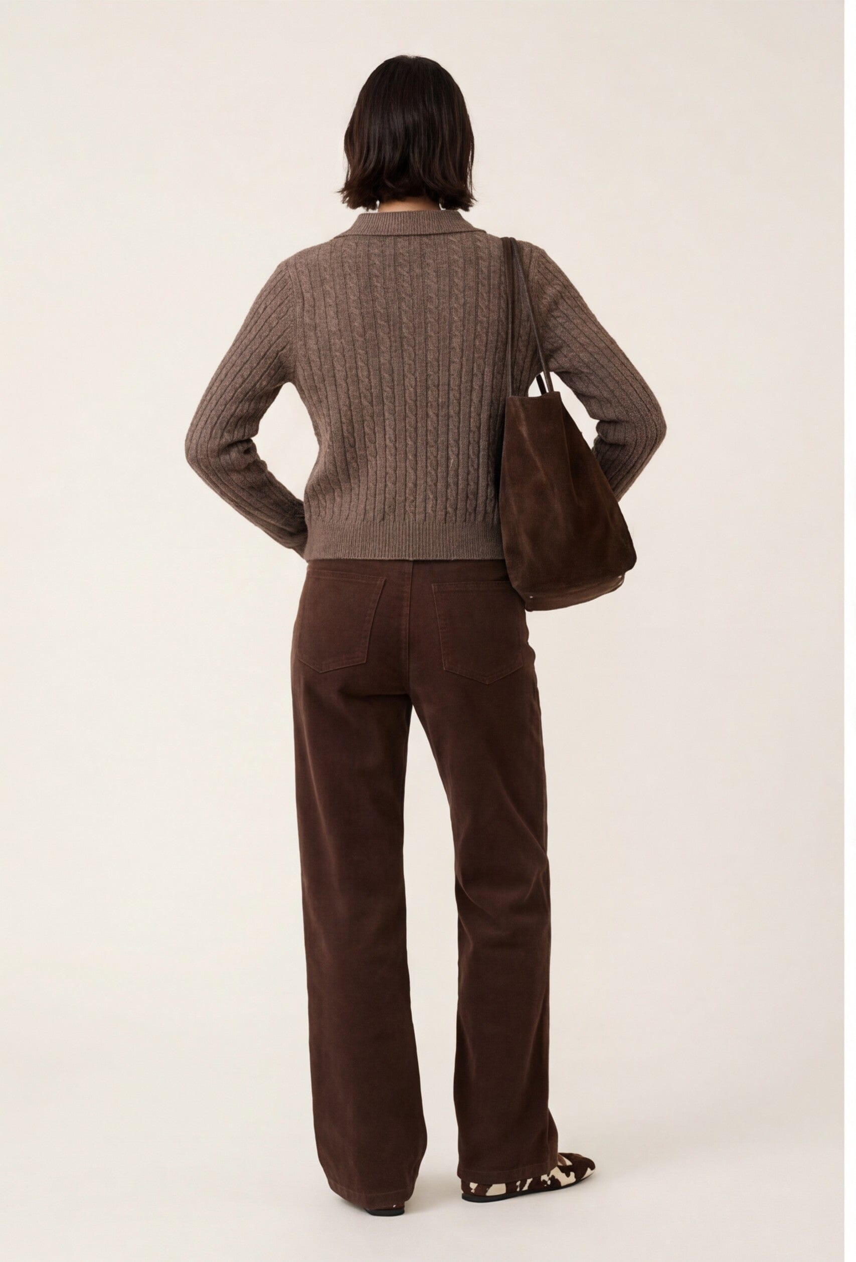 GILET TORSADE - DARI - TAUPE GILET NEW KOOKAI Mode Kookai