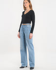 JEAN ANGIE DENIM BLEACH PANTALON SPORTWEAR KOOKAI Mode Kookai