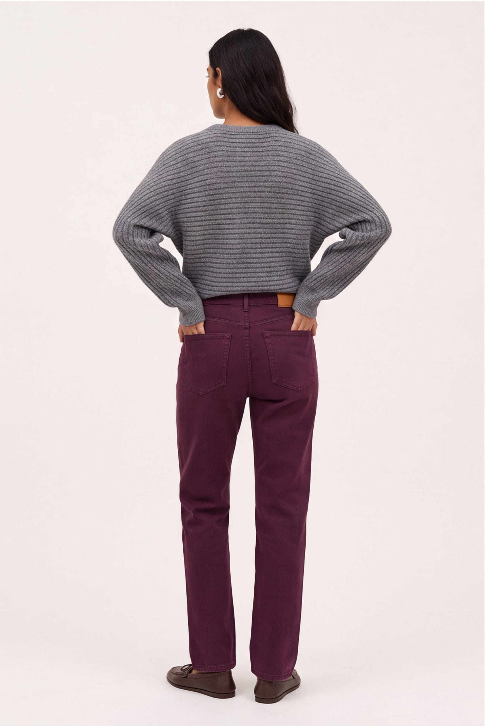 JEAN - BROWNIE - BORDEAUX PANTALON SPORTWEAR NEW KOOKAI Mode Kookai