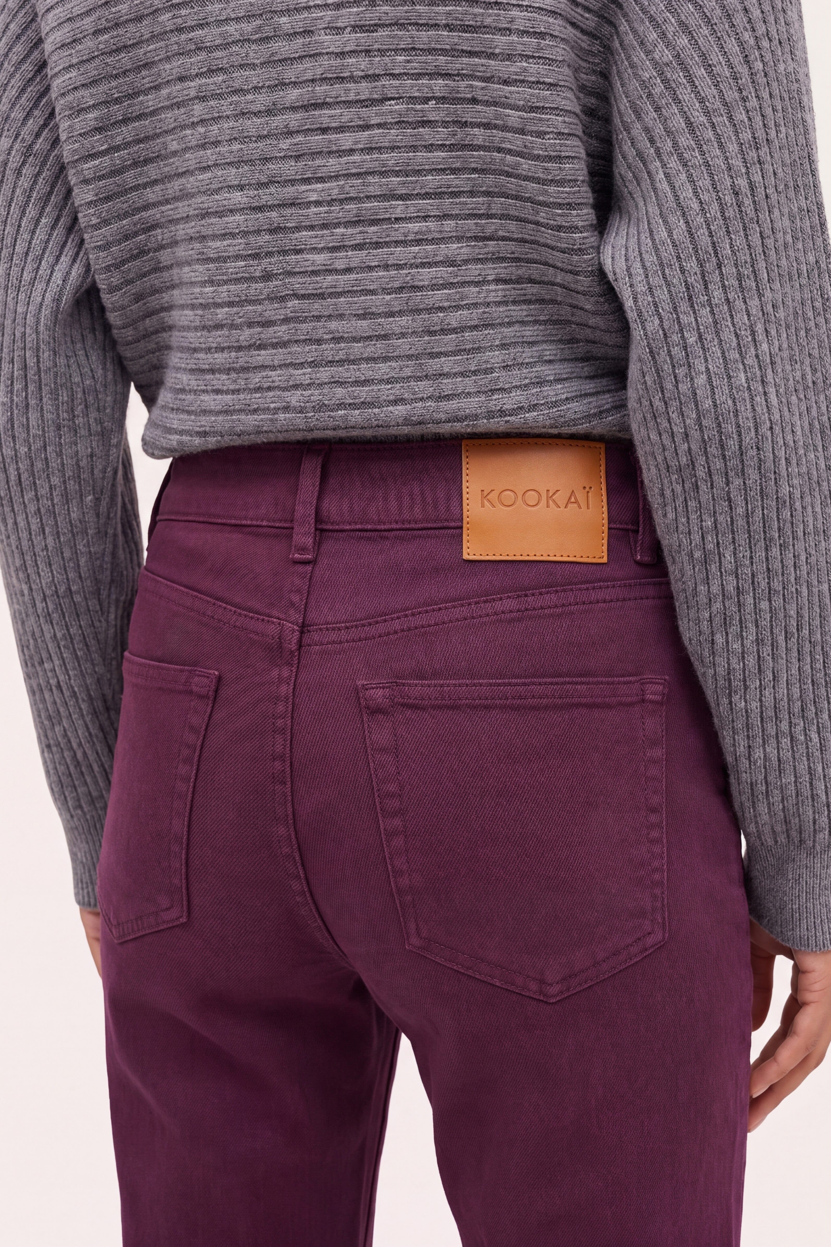 JEAN - BROWNIE - BORDEAUX PANTALON SPORTWEAR NEW KOOKAI Mode Kookai