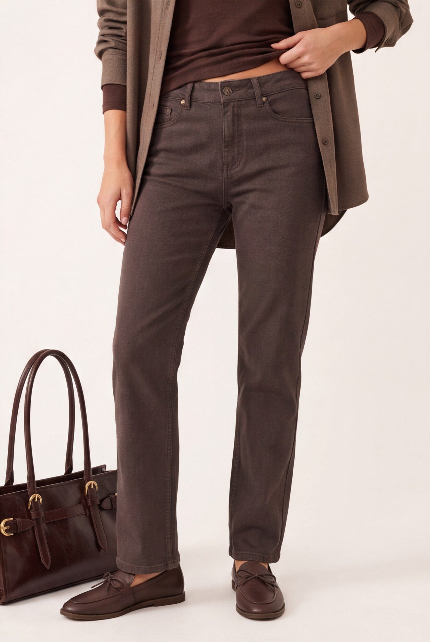 JEAN - BROWNIE - CHOCOLAT PANTALON SPORTWEAR NEW KOOKAI Mode Kookai