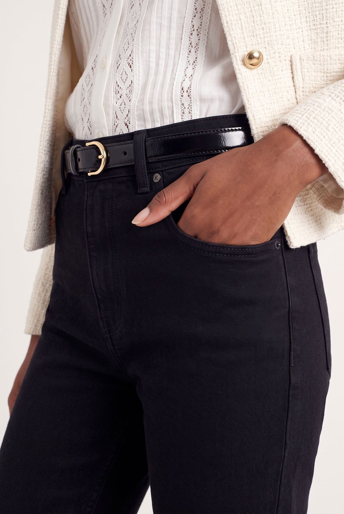 JEAN - BROWNIE - NOIR PANTALON SPORTWEAR NEW KOOKAI Mode Kookai