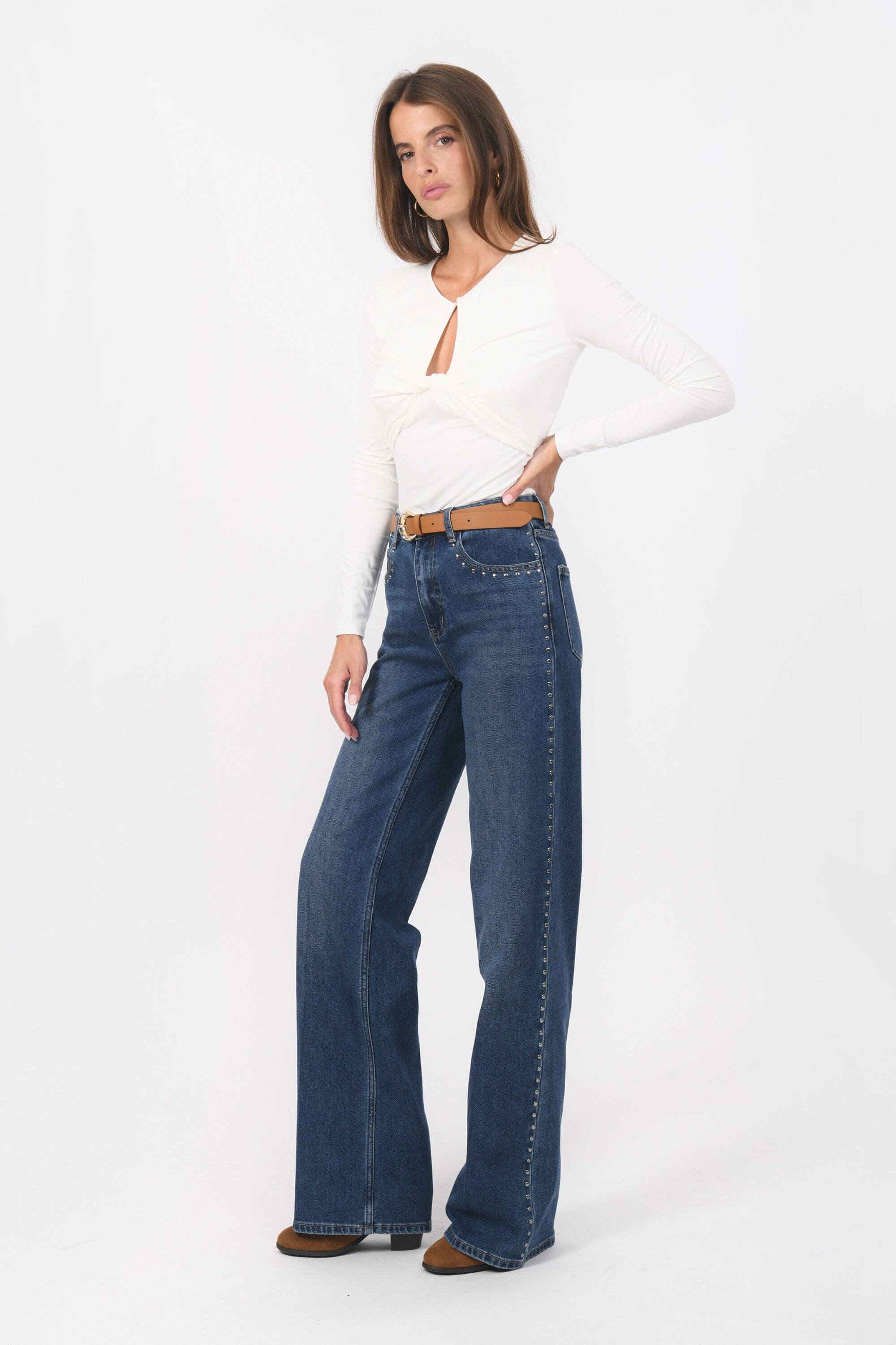 JEAN - BRUCE - STONE PANTALON SPORTWEAR NEW KOOKAI Mode Kookai