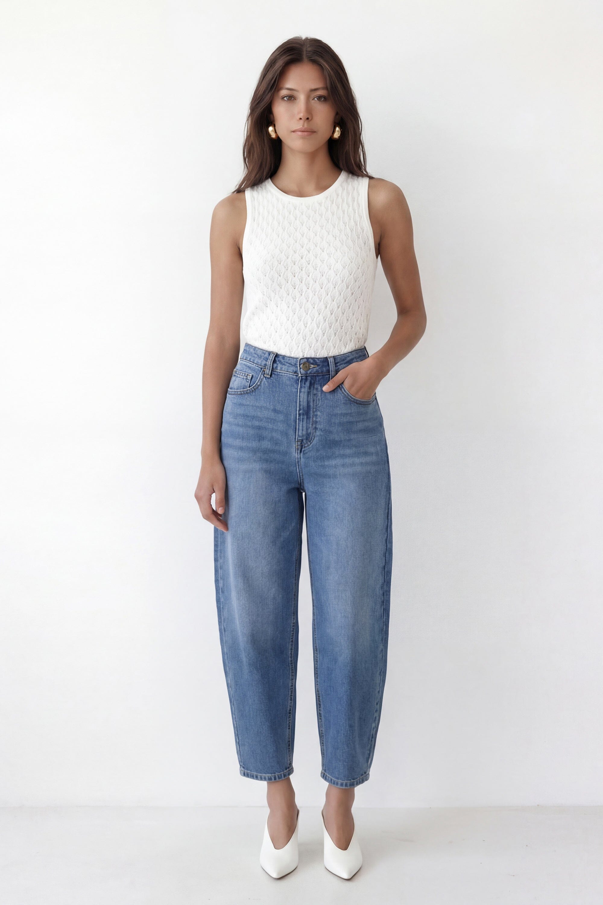 JEAN - CARREL - BLEACH PANTALON SPORTWEAR NEW KOOKAI Mode Kookai