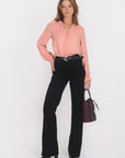 JEAN DROIT - BRYSON - NOIR PANTALON SPORTWEAR NEW KOOKAI Mode Kookai