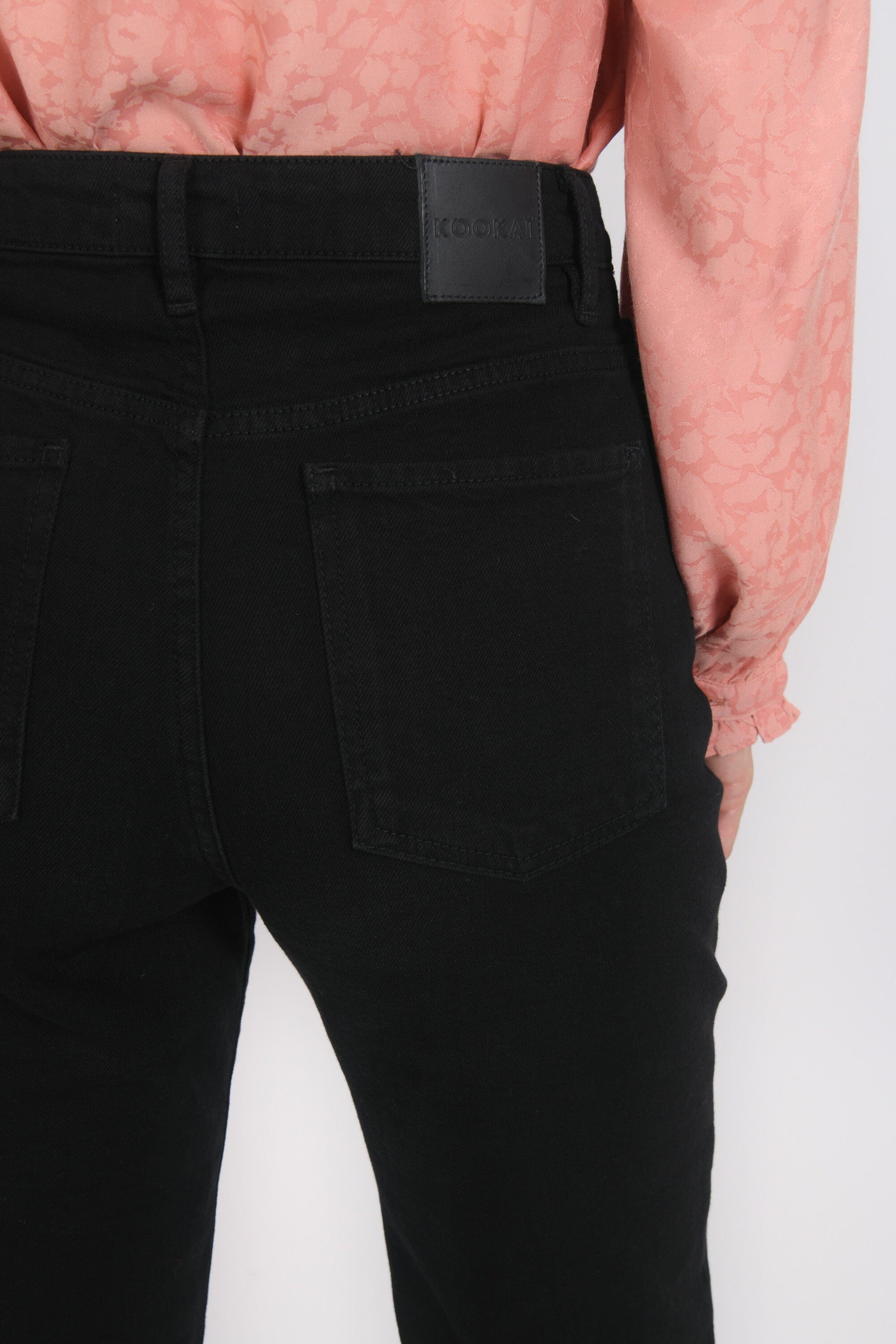 JEAN DROIT - BRYSON - NOIR PANTALON SPORTWEAR NEW KOOKAI Mode Kookai