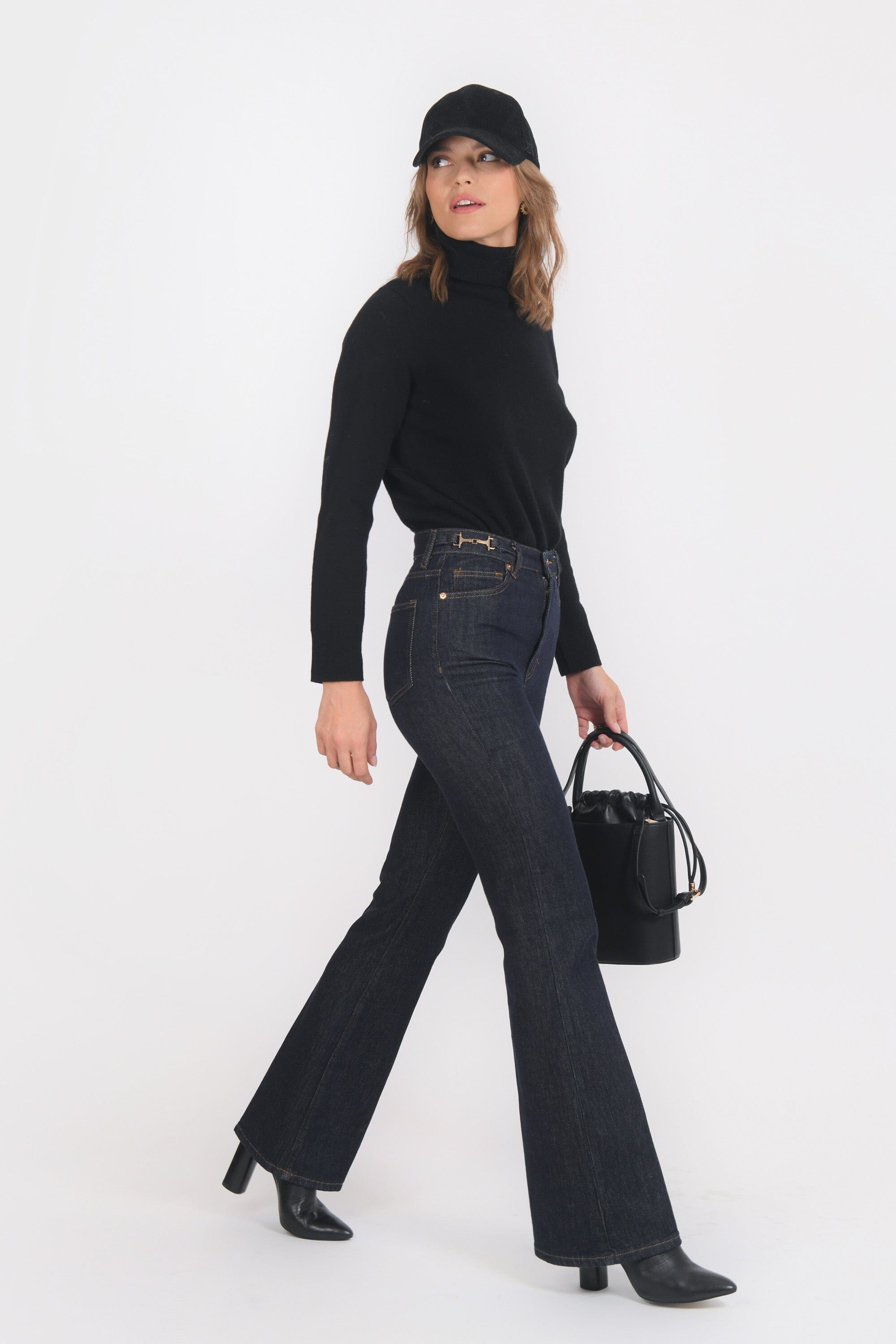 JEAN FLARE - BRIANNA - BRUT PANTALON SPORTWEAR NEW KOOKAI Mode Kookai