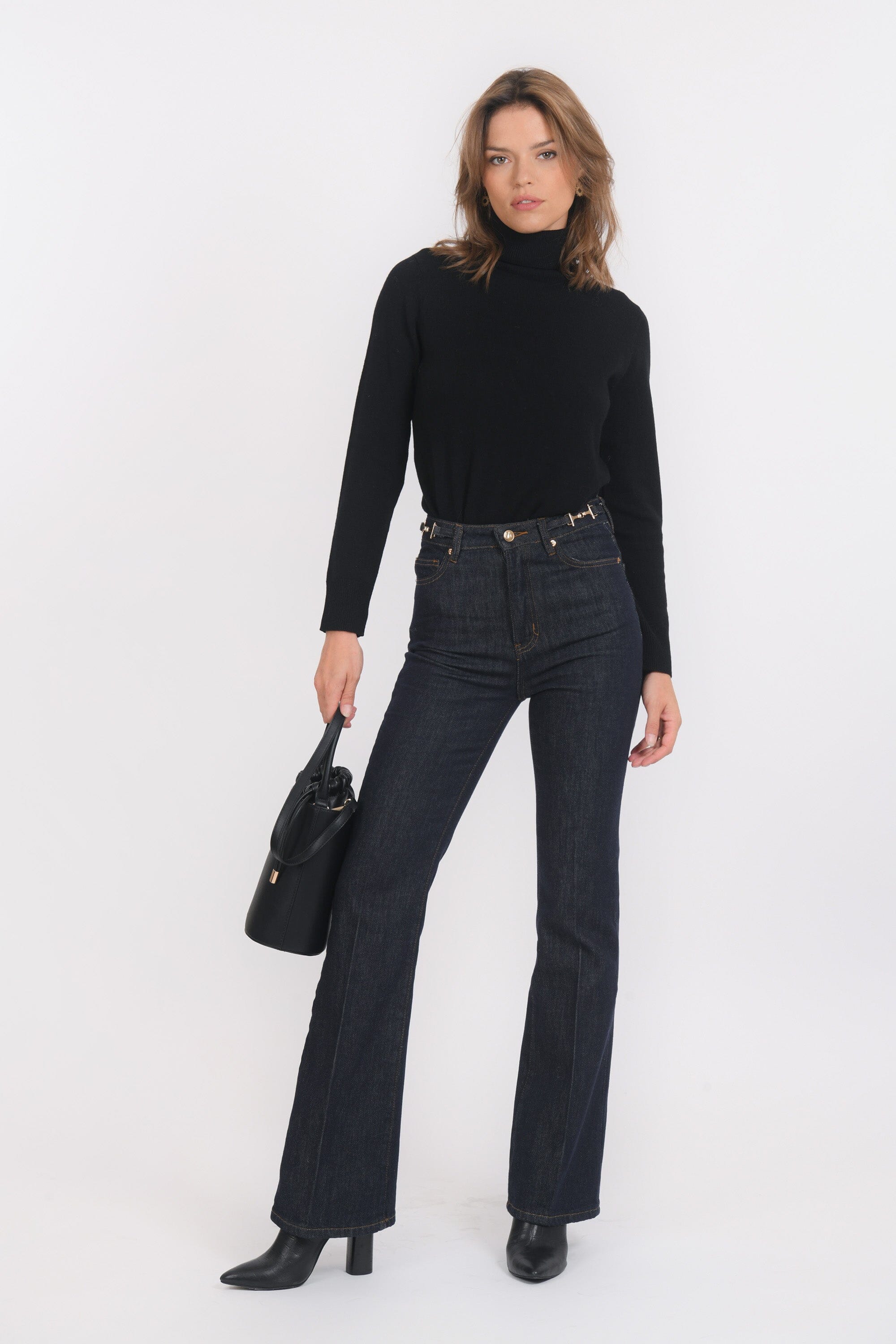 JEAN FLARE - BRIANNA - BRUT PANTALON SPORTWEAR NEW KOOKAI Mode Kookai