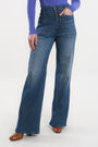 JEAN FLARE JENNY STONE PANTALON SPORTWEAR KOOKAI Mode Kookai