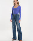 JEAN FLARE JENNY STONE PANTALON SPORTWEAR KOOKAI Mode Kookai