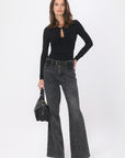 JEAN LARGE - BLANCHE - BLACK PANTALON SPORTWEAR NEW KOOKAI Mode Kookai