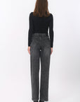 JEAN LARGE - BLANCHE - BLACK PANTALON SPORTWEAR NEW KOOKAI Mode Kookai