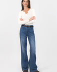 JEAN LARGE - BLANCHE - BLEACH PANTALON SPORTWEAR NEW KOOKAI Mode Kookai