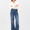 JEAN LARGE - BLANCHE - GRIS PANTALON SPORTWEAR NEW KOOKAI Mode Kookai